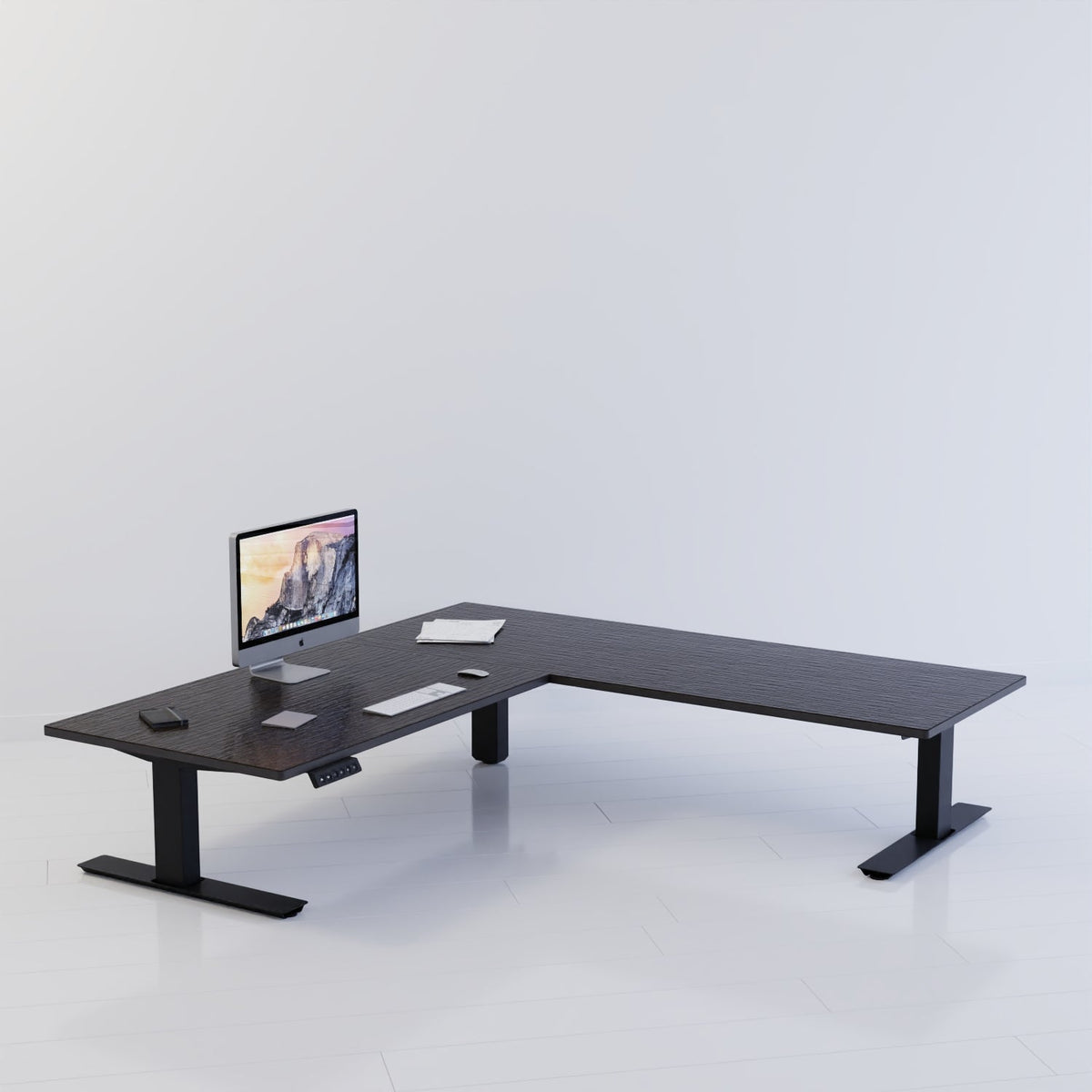 Uppeal Desk LShaped Black