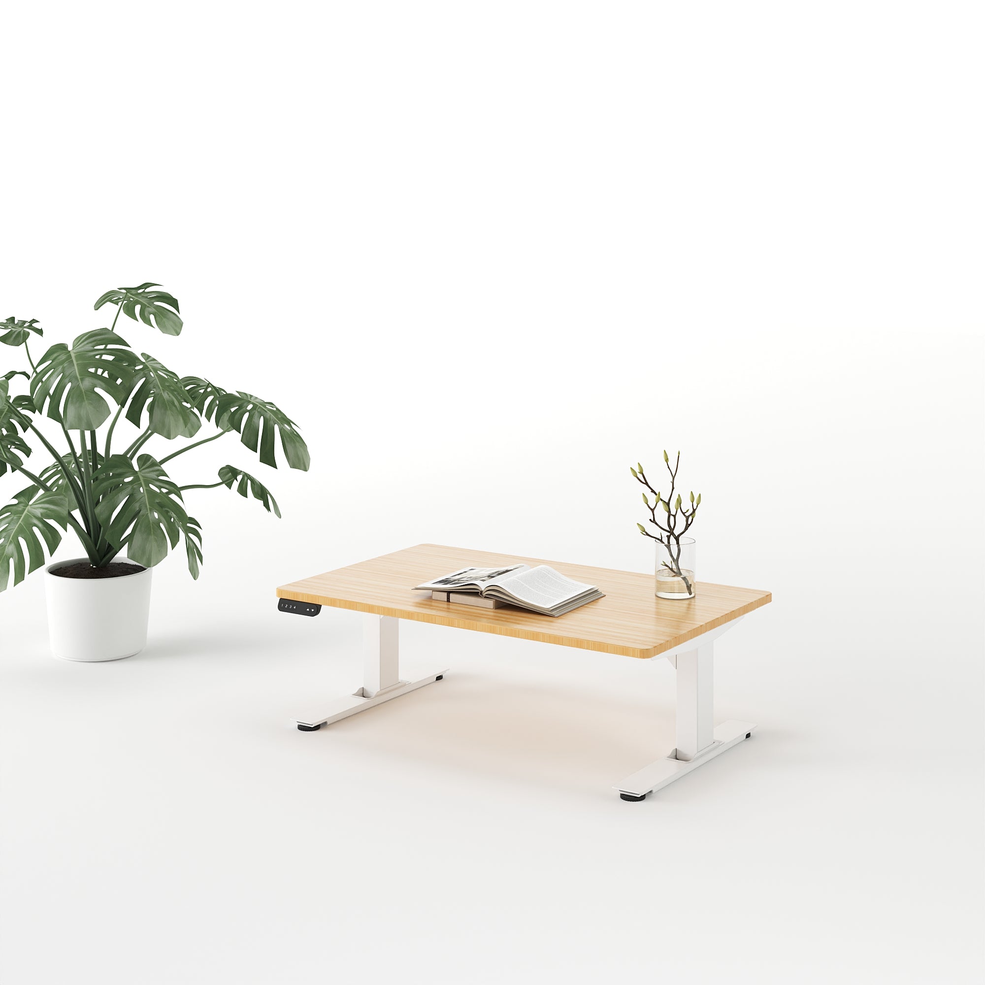 Adjustable floor desk sale